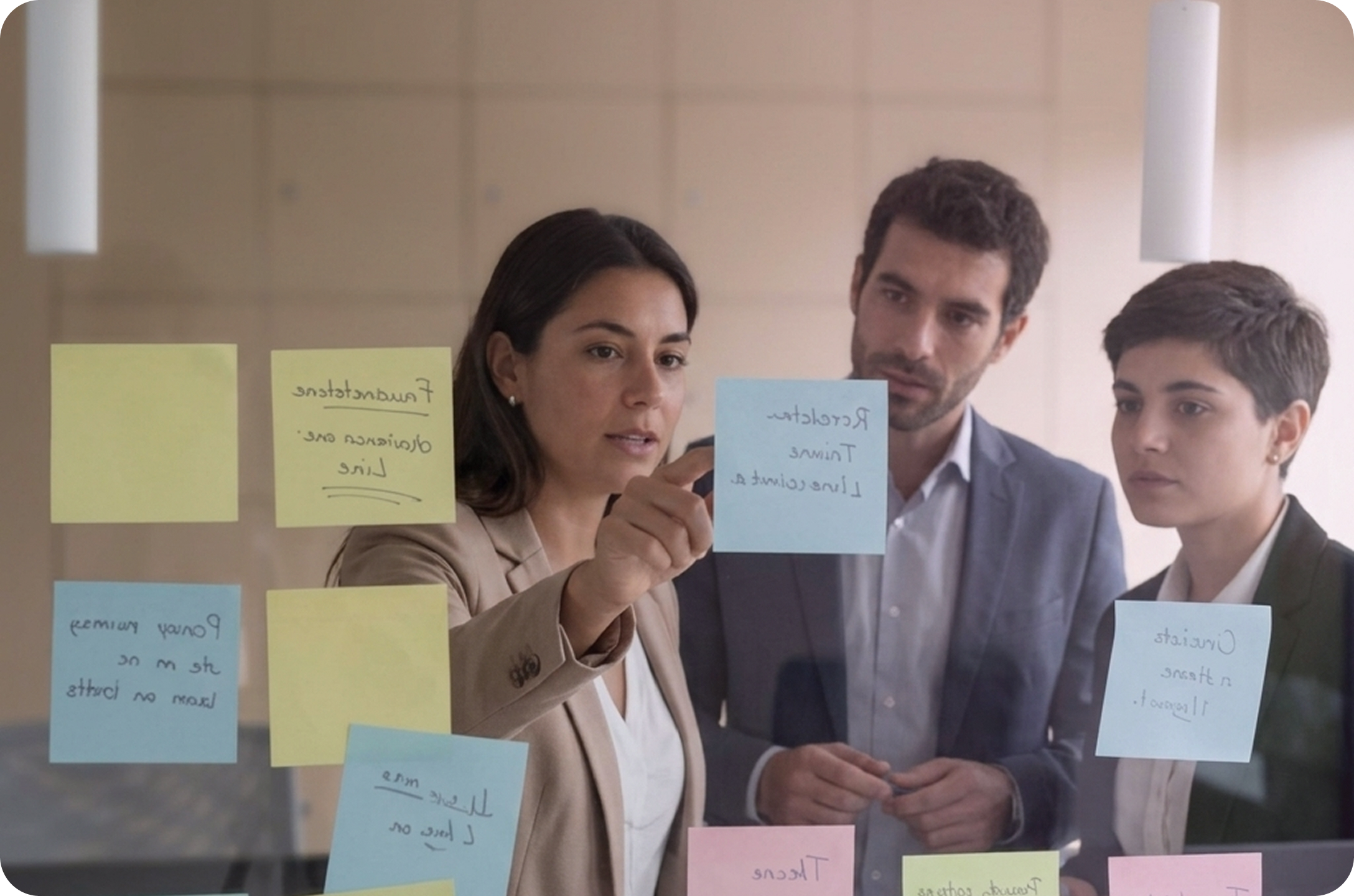 Equipo Logra trabajando